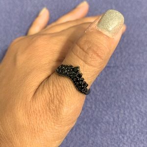 Black Fragrant Jewels Ring!